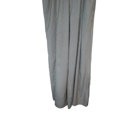 2/$30 Zara Trafaluc Size Small Black & White Striped Wide Leg Pants Side Pockets - Picture 10 of 12